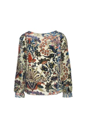 Multicolored Print Blouse URSA